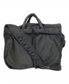 PORTERポーター）の古着「タンカー2WAYフラップメッセンジャーバッグ」｜ブラック