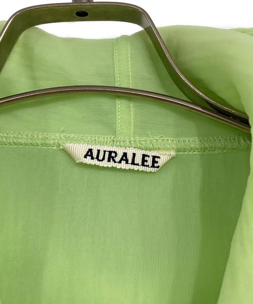 AURALEE（オーラリー）AURALEE (オーラリー) ELASTIC SHEER NYLON P/O PARKA グリーン サイズ:1の古着・服飾アイテム