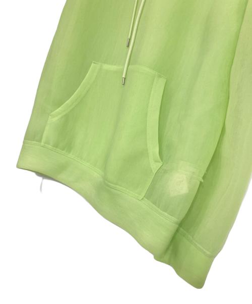 AURALEE（オーラリー）AURALEE (オーラリー) ELASTIC SHEER NYLON P/O PARKA グリーン サイズ:1の古着・服飾アイテム