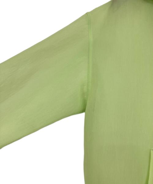 AURALEE（オーラリー）AURALEE (オーラリー) ELASTIC SHEER NYLON P/O PARKA グリーン サイズ:1の古着・服飾アイテム