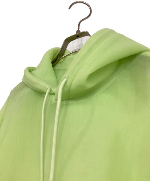 AURALEE（オーラリー）AURALEE (オーラリー) ELASTIC SHEER NYLON P/O PARKA グリーン サイズ:1の古着・服飾アイテム