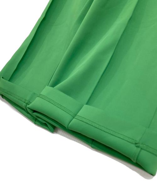 Sea Room lynn（シールームリン）Sea Room Lynn (シールームリン) PIN タックジャージースラックス グリーン サイズ:Mの古着・服飾アイテム