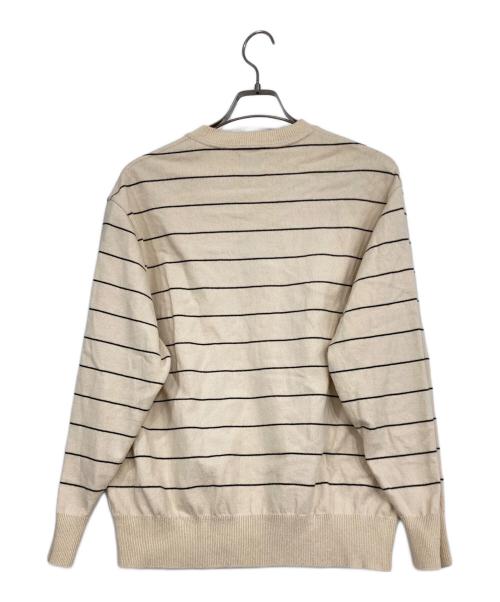 Yonetomi NEW BASIC（ヨネトミニューベーシック）Yonetomi NEW BASIC (ヨネトミニューベーシック) WAVE COTTON KNIT PULLOVER ベージュ サイズ:1の古着・服飾アイテム