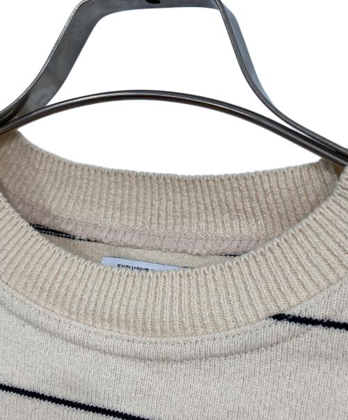 Yonetomi NEW BASIC（ヨネトミニューベーシック）Yonetomi NEW BASIC (ヨネトミニューベーシック) WAVE COTTON KNIT PULLOVER ベージュ サイズ:1の古着・服飾アイテム