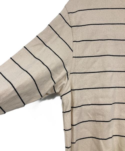 Yonetomi NEW BASIC（ヨネトミニューベーシック）Yonetomi NEW BASIC (ヨネトミニューベーシック) WAVE COTTON KNIT PULLOVER ベージュ サイズ:1の古着・服飾アイテム