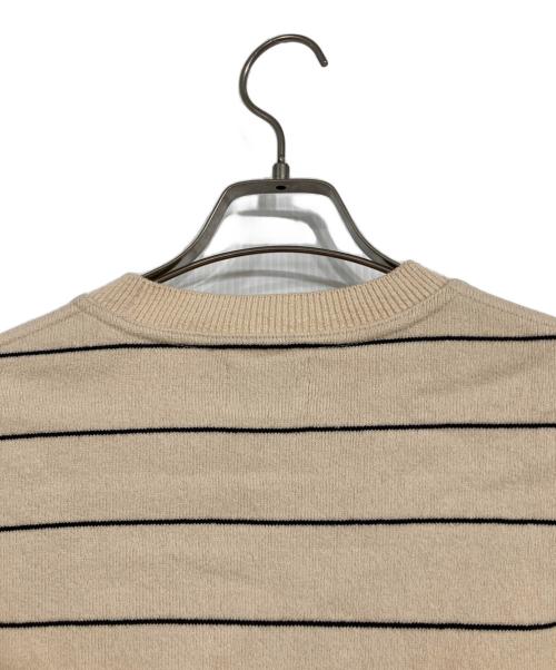 Yonetomi NEW BASIC（ヨネトミニューベーシック）Yonetomi NEW BASIC (ヨネトミニューベーシック) WAVE COTTON KNIT PULLOVER ベージュ サイズ:1の古着・服飾アイテム