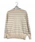Yonetomi NEW BASIC（ヨネトミニューベーシック）の古着「WAVE COTTON KNIT PULLOVER」｜ベージュ