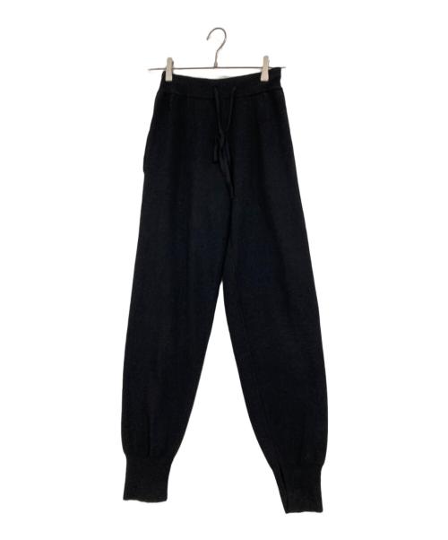 Sea Room lynn（シールームリン）Sea Room Lynn (シールームリン) ヘムスリットニットジョガーパンツ ブラック サイズ:Mの古着・服飾アイテム