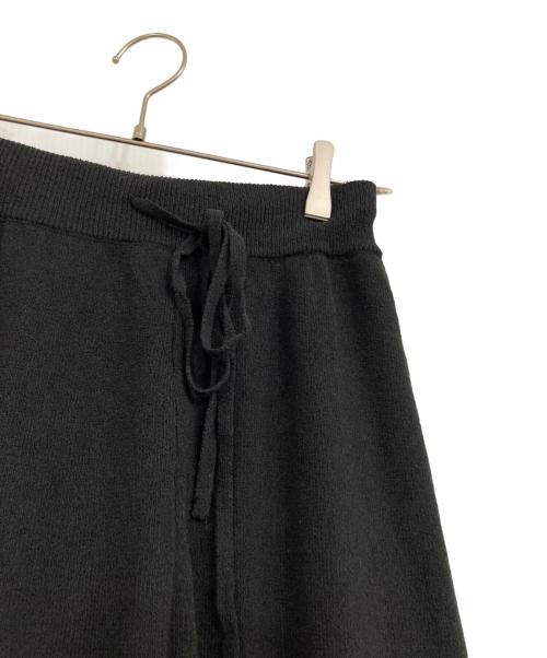 Sea Room lynn（シールームリン）Sea Room Lynn (シールームリン) ヘムスリットニットジョガーパンツ ブラック サイズ:Mの古着・服飾アイテム