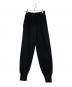Sea Room Lynn（シールームリン）の古着「ヘムスリットニットジョガーパンツ」｜ブラック