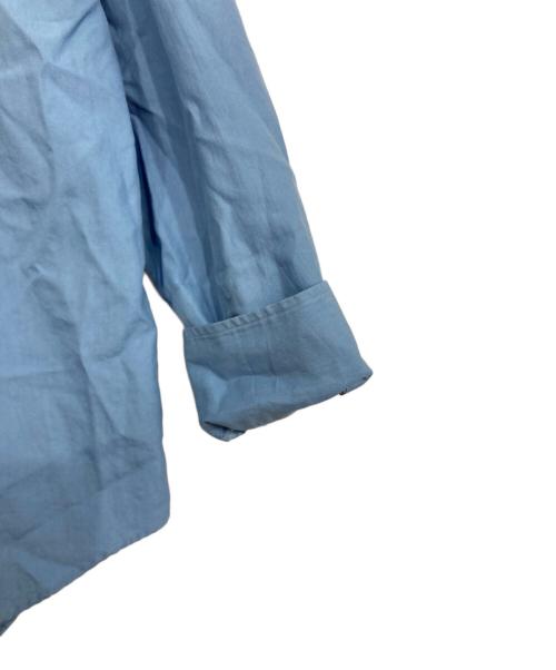 AURALEE（オーラリー）AURALEE (オーラリー) WASHED FINX TWILL SHIRTS ブルーの古着・服飾アイテム