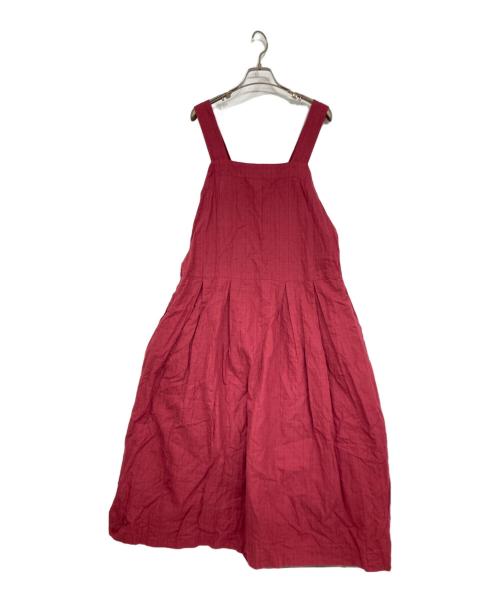 gasa grue（ガサグルー）GASA GRUE (ガサグルー) チェック柄ワンピース レッド サイズ:FREEの古着・服飾アイテム