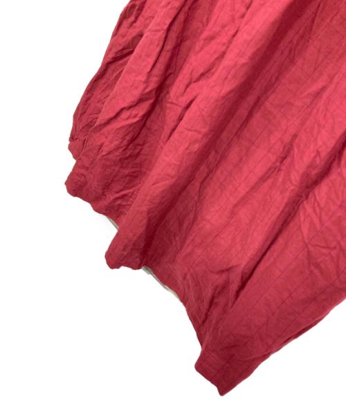 gasa grue（ガサグルー）GASA GRUE (ガサグルー) チェック柄ワンピース レッド サイズ:FREEの古着・服飾アイテム