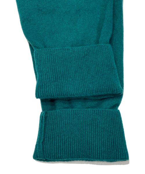 A.P.C.（アーペーセー）A.P.C. (アーペーセー) コットンカシミヤボーダーニット グリーン サイズ:Sの古着・服飾アイテム