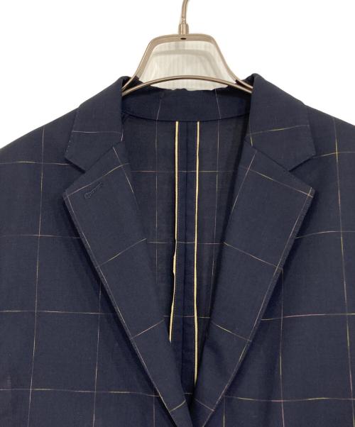 PAUL SMITH（ポールスミス）Paul Smith (ポールスミス) 1Bチェックセットアップ ネイビー サイズ:40の古着・服飾アイテム