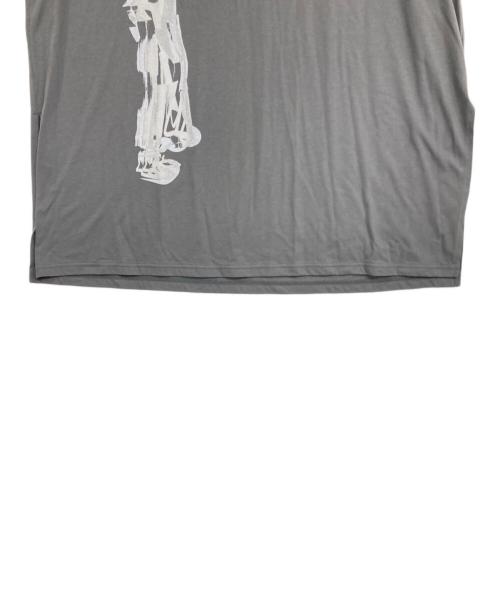 Yohji Yamamoto pour homme（ヨウジヤマモト プールオム）Yohji Yamamoto pour homme (ヨウジヤマモト プールオム) COMBED SINGLE JERSEY HENRY THREE QUARTER SLEEVE グレー サイズ:3の古着・服飾アイテム