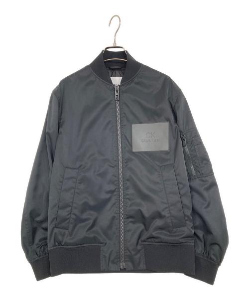ck Calvin Klein（シーケーカルバンクライン）ck Calvin Klein (シーケーカルバンクライン) MA-1ジャケット ブラック サイズ:36の古着・服飾アイテム
