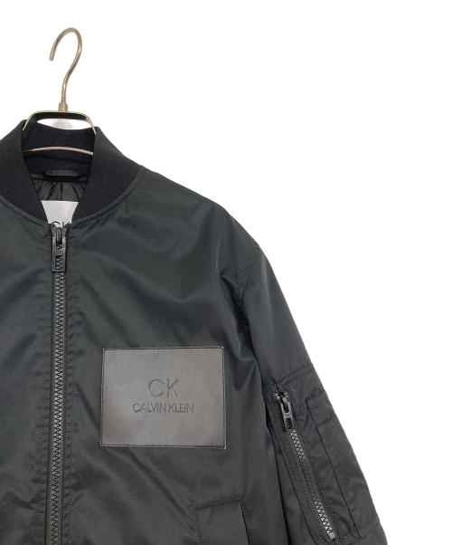 ck Calvin Klein（シーケーカルバンクライン）ck Calvin Klein (シーケーカルバンクライン) MA-1ジャケット ブラック サイズ:36の古着・服飾アイテム