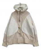 muller of yoshiokuboミュラーオブヨシオクボ）の古着「Stripe jaquard parker」｜ベージュ