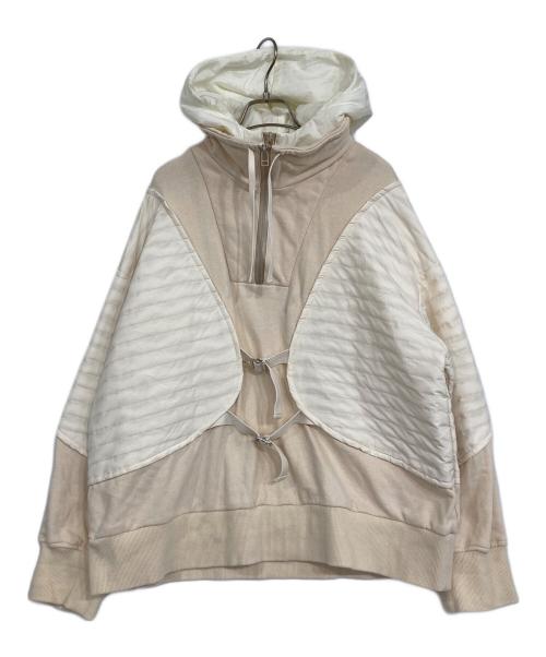 muller of yoshiokubo（ミュラーオブヨシオクボ）muller of yoshiokubo (ミュラーオブヨシオクボ) Stripe jaquard parker ベージュ サイズ:38の古着・服飾アイテム