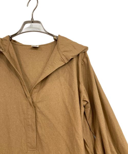 BASERANGE（ベースレンジ）BASERANGE (ベースレンジ) VESTER DRESS：ワンピース ブラウン サイズ:XSの古着・服飾アイテム