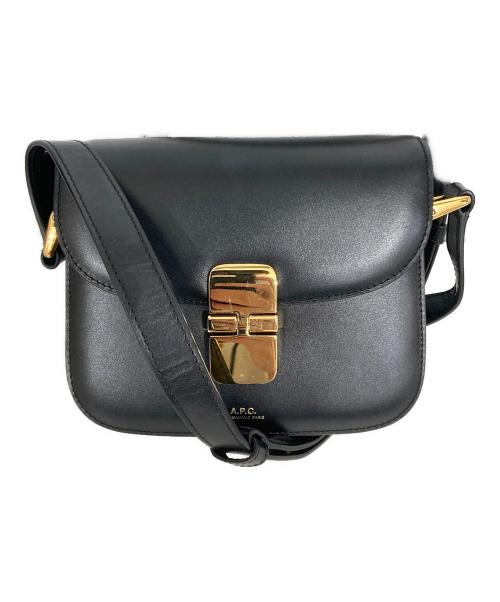 A.P.C.（アーペーセー）A.P.C. (アーペーセー) グレイス ミニショルダーバッグ ブラックの古着・服飾アイテム