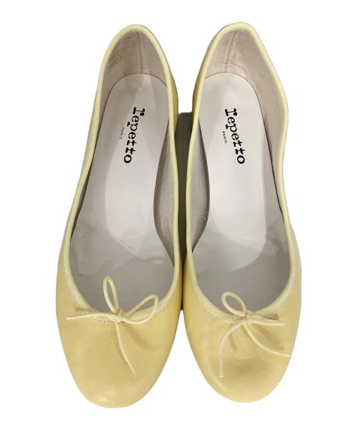repetto（レペット）repetto (レペット) チャンキーヒールパンプス イエロー サイズ:38 1/2の古着・服飾アイテム