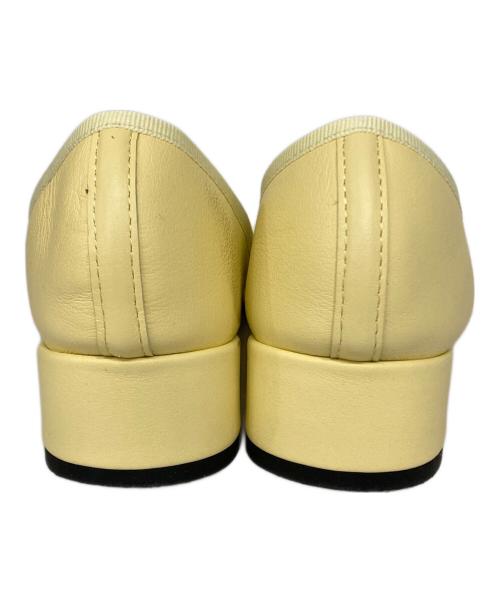 repetto（レペット）repetto (レペット) チャンキーヒールパンプス イエロー サイズ:38 1/2の古着・服飾アイテム