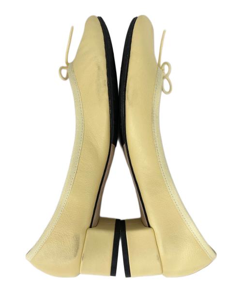 repetto（レペット）repetto (レペット) チャンキーヒールパンプス イエロー サイズ:38 1/2の古着・服飾アイテム