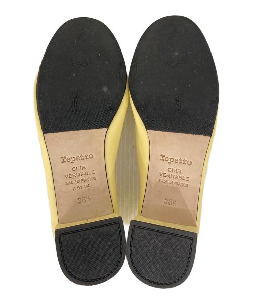 repetto（レペット）repetto (レペット) チャンキーヒールパンプス イエロー サイズ:38 1/2の古着・服飾アイテム