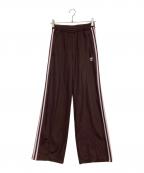 adidasアディダス）の古着「ベッケンバウアー トラックスーツパンツ」｜ブラウン