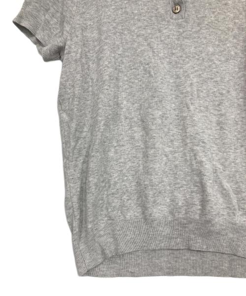 A.P.C.（アーペーセー）A.P.C. (アーペーセー) ニットポロシャツ グレー サイズ:Mの古着・服飾アイテム