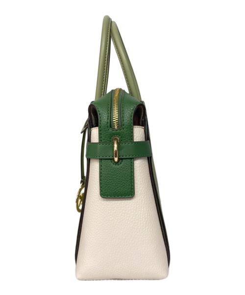 MICHAEL KORS（マイケルコース）MICHAEL KORS (マイケルコース) Mercer Medium Color-Block Belted Satchel グリーンの古着・服飾アイテム