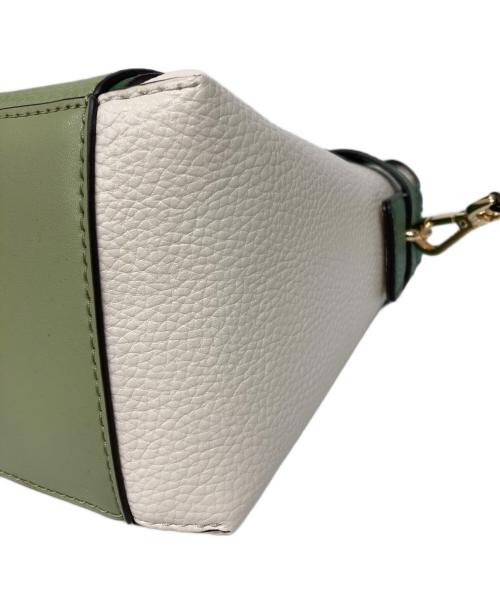 MICHAEL KORS（マイケルコース）MICHAEL KORS (マイケルコース) Mercer Medium Color-Block Belted Satchel グリーンの古着・服飾アイテム