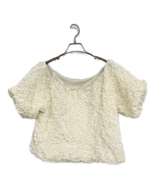 emmi atelier（エミアトリエ）emmi atelier (エミアトリエ) ワッシャーオフショルブラウス ベージュ サイズ:ONE SIZEの古着・服飾アイテム