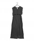 RIM.ARKリムアーク）の古着「V-neck tops and SK arrange set」｜グレー