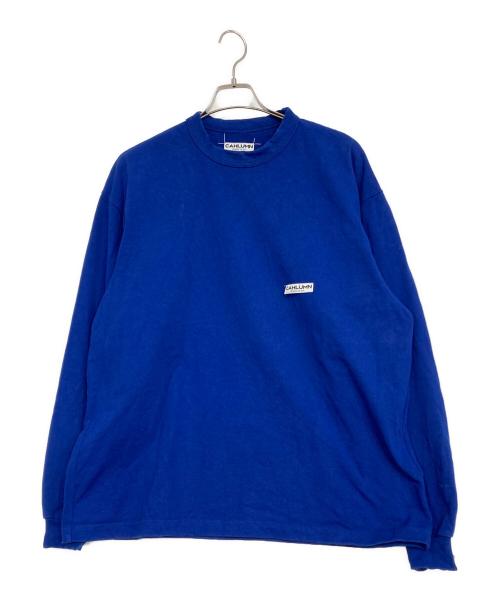 CAHLUMN（カウラム）CAHLUMN (カウラム) ロングスリーブカットソー ブルー サイズ:Mの古着・服飾アイテム