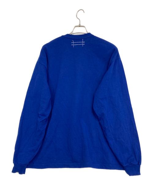 CAHLUMN（カウラム）CAHLUMN (カウラム) ロングスリーブカットソー ブルー サイズ:Mの古着・服飾アイテム