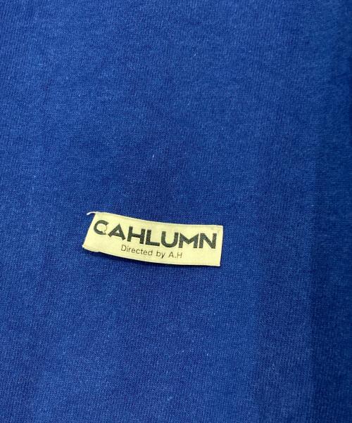 CAHLUMN（カウラム）CAHLUMN (カウラム) ロングスリーブカットソー ブルー サイズ:Mの古着・服飾アイテム
