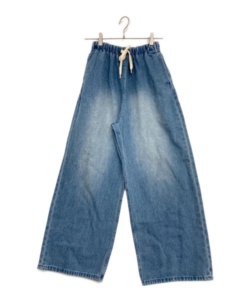 FREAK'S STORE（フリークスストア）FREAK'S STORE (フリークストア) ウォッシュ加工 イージーデニムパンツ ブルー サイズ:Mの古着・服飾アイテム