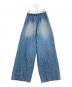FREAK'S STORE (フリークストア) ウォッシュ加工 イージーデニムパンツ ブルー サイズ:M：5000円