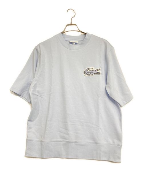 LACOSTE（ラコステ）LACOSTE (ラコステ) オーバーサイズクロックエンブレムスウェットTシャツ スカイブルー サイズ:Lの古着・服飾アイテム