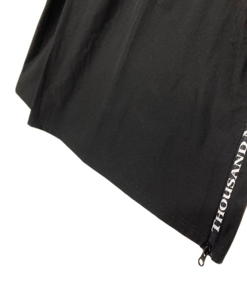 Thousand Mile（サウザンドマイル）Thousand Mile (サウザンドマイル) アジャスターナイロンスカート ブラック サイズ:Fの古着・服飾アイテム