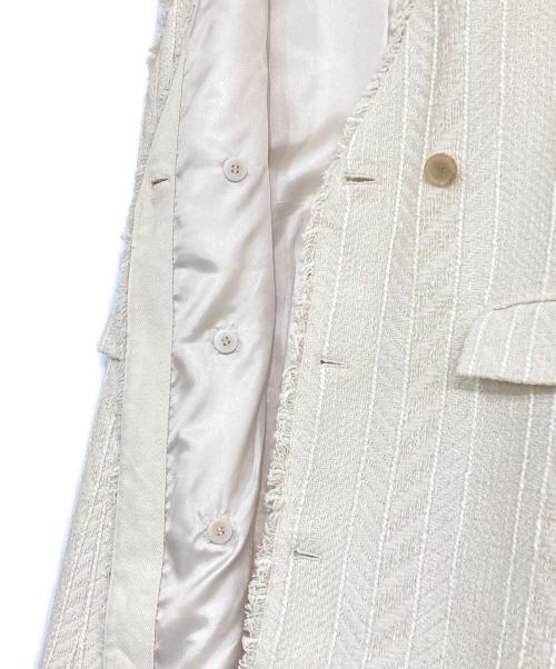 ROPE（ロペ）ROPE (ロペ) 【GIOLICA】コットンツイードロングジレ ベージュ サイズ:Fの古着・服飾アイテム