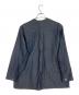 PRASTHANA (プラスターナ) バンドカラーシャツ インディゴ サイズ:0(S)：6000円