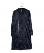 TORNADO MARTトルネードマート）の古着「ジップレイヤードロングパーカー」｜ネイビー