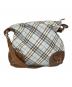 BURBERRY BLUE LABEL（バーバリーロンドンブルーレーベル）の古着「チェック柄ショルダーバッグ」｜スカイブルー
