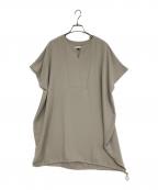 O wau noO WAU NO）の古着「半袖バルーンブラウス」｜ベージュ