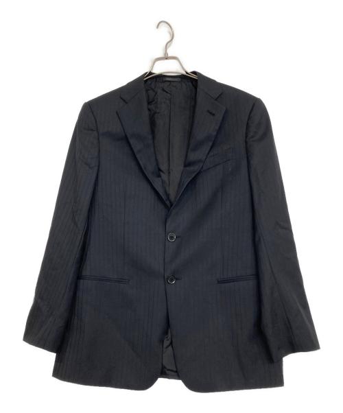 ARMANI COLLEZIONI（アルマーニ コレツィオーニ）ARMANI COLLEZIONI (アルマーニ コレツィオーニ) テーラードジャケット ブラック サイズ:48の古着・服飾アイテム