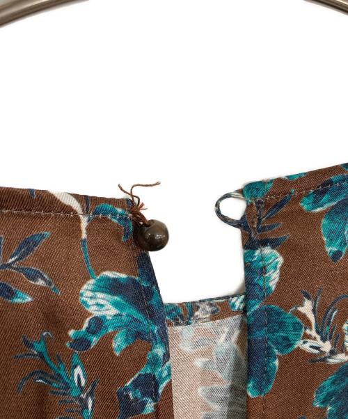 FUMIE=TANAKA（フミエタナカ）FUMIE=TANAKA (フミエタナカ) BEAMS (ビームス) 別注カミーユワンピース ブラウン サイズ:FREEの古着・服飾アイテム